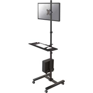 NEWSTAR FPMA-MOBILE1700 Workplace Floor Stand monitor keyboard mouse PC