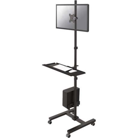 NEWSTAR FPMA-MOBILE1700 Workplace Floor Stand monitor keyboard mouse PC