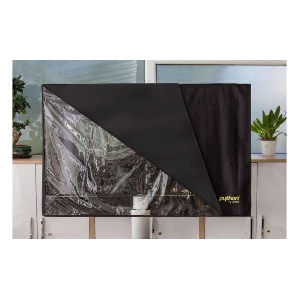 Python beschermhoes met transparante doorkijk voor schermen van 22 tot 24 inch