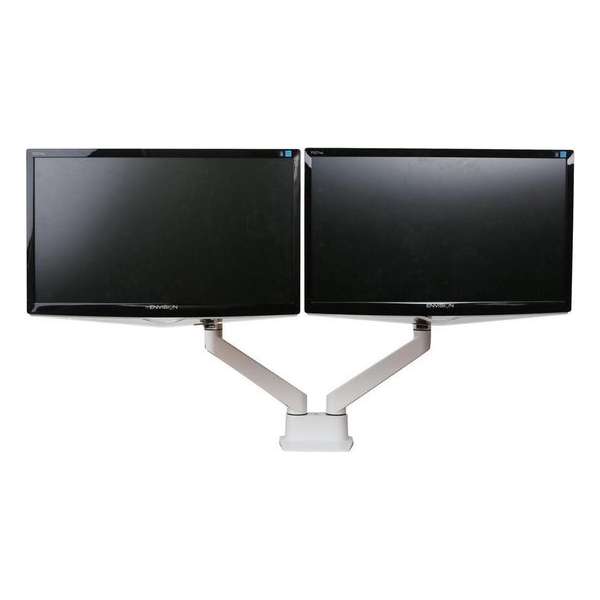 Filex Monitorarm Devon Dubbel HD Gas tot 22Kg, wit Filex Monitorarm Devon Dubbel HD Gas tot 22Kg, wit