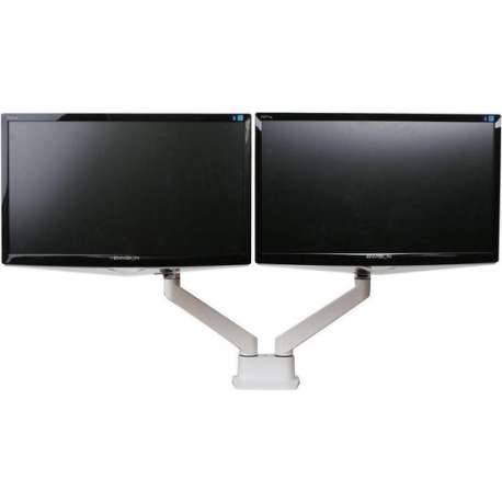 Filex Monitorarm Devon Dubbel HD Gas tot 22Kg, wit