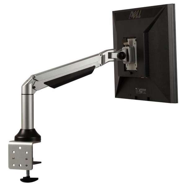 Filex - Devon (korte paal) Enkel Monitorarm (10-20 kg) - Zilver