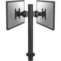 NewStar FPMA-D050D - Draaibare monitorarm - Geschikt voor 2 schermen van 10 t/m 30 inch - Zwart