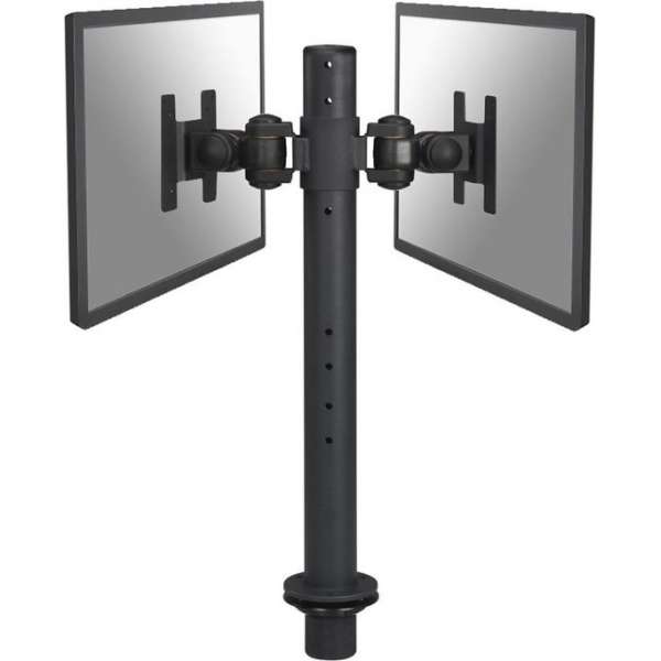 NewStar FPMA-D050D - Draaibare monitorarm - Geschikt voor 2 schermen van 10 t/m 30 inch - Zwart