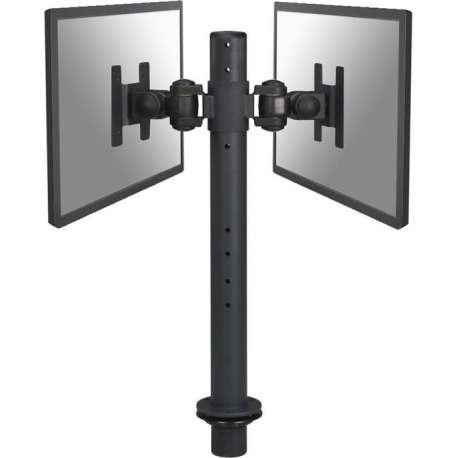 NewStar FPMA-D050D - Draaibare monitorarm - Geschikt voor 2 schermen van 10 t/m 30 inch - Zwart