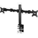 Hama Monitorarm FULLMOTION, voor 2 beeldschermen, 66 cm (26"), elk 2 armen,zwart