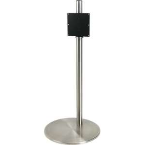 Cavus RVS vloerstandaard met RVS voet voor schermen tot 32 inch - 120 cm hoog