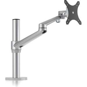 Monitorarm - Enkel - OPUS 2 - Style Plus - Aluminium - Draaibaar - Geschikt voor beeldschermen tot 27 inch.