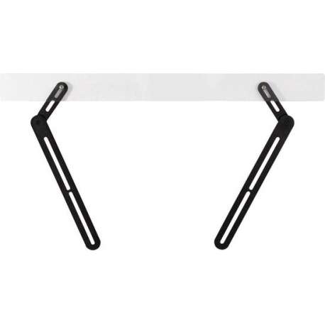Speaka Professional Easy Soundbar-Beugel Zwenkbaar Zwart 1 Paar