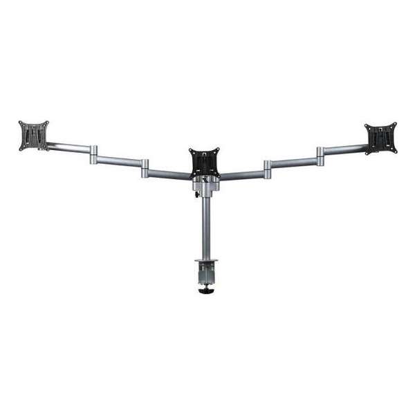 Filex 809107 Skylon monitorarm 2.0 voor 3 schermen [3x 24 inch max, 410mm, Zilver]