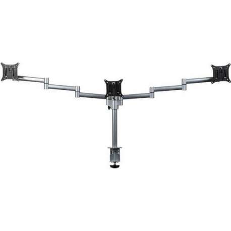 Filex 809107 Skylon monitorarm 2.0 voor 3 schermen [3x 24 inch max, 410mm, Zilver]