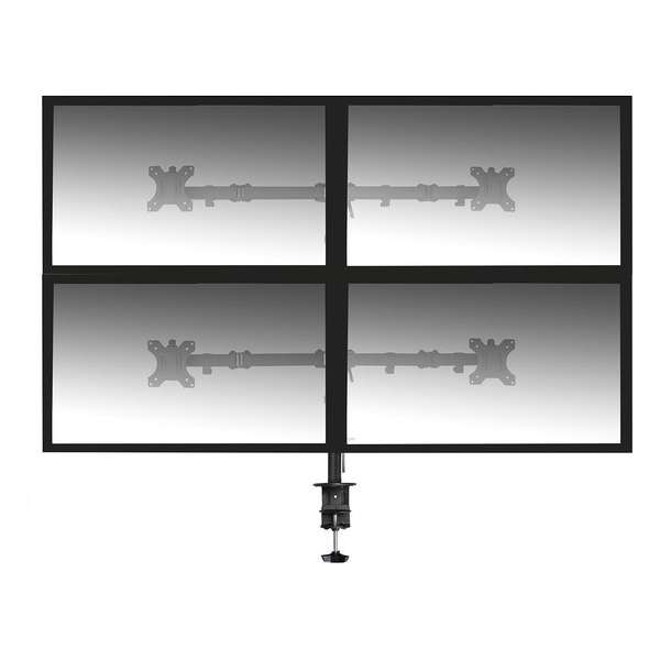 Ewent EW1514 flat panel bureau steun 81,3 cm (32'') Klem/doorvoer Zwart
