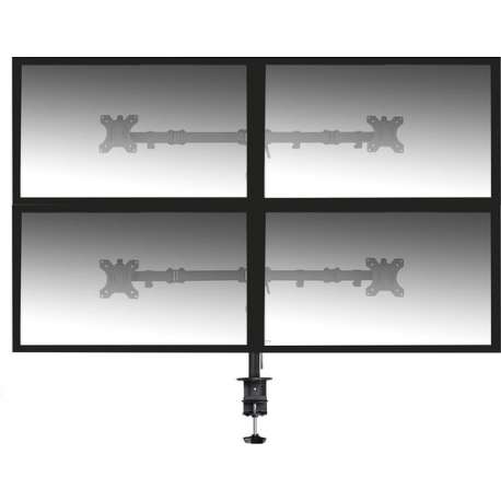 Ewent EW1514 flat panel bureau steun 81,3 cm (32'') Klem/doorvoer Zwart