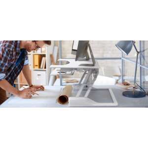 NewStar NS-WS100WHITE - zit/sta werkplek - wit