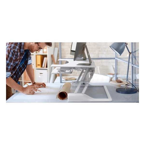 NewStar NS-WS100WHITE - zit/sta werkplek - wit