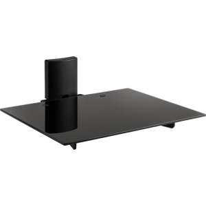 Meliconi 480517 Zwart Glas AV-apparatuurplank