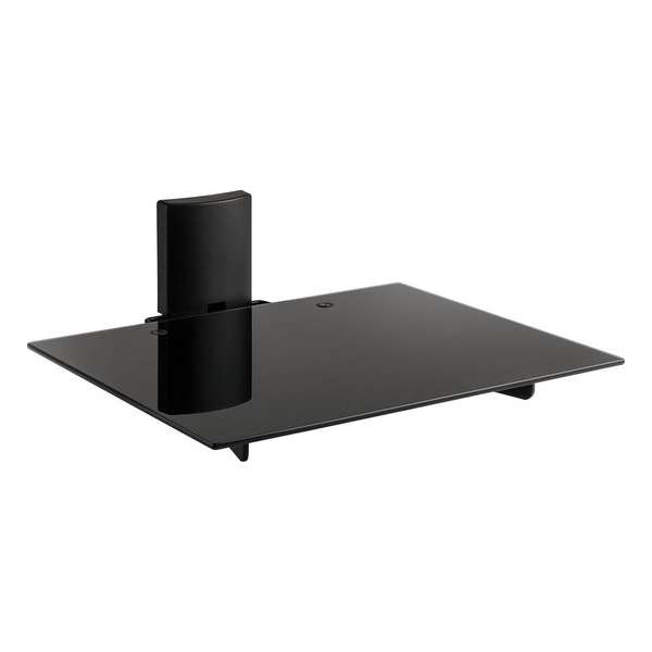 Meliconi 480517 Zwart Glas AV-apparatuurplank