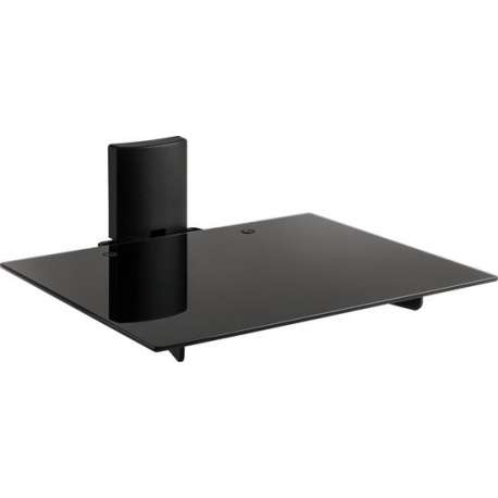 Meliconi 480517 Zwart Glas AV-apparatuurplank