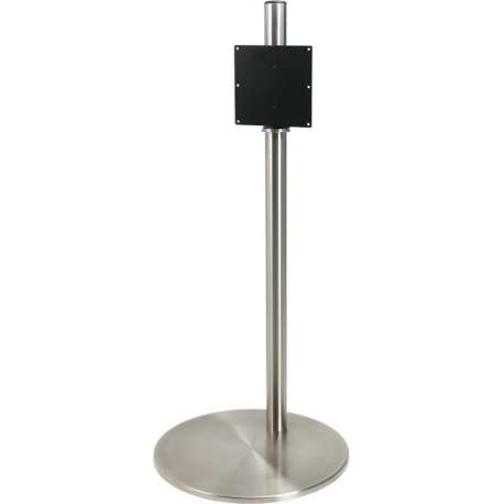 Cavus RVS vloerstandaard met RVS voet voor schermen tot 32 inch - 100 cm hoog
