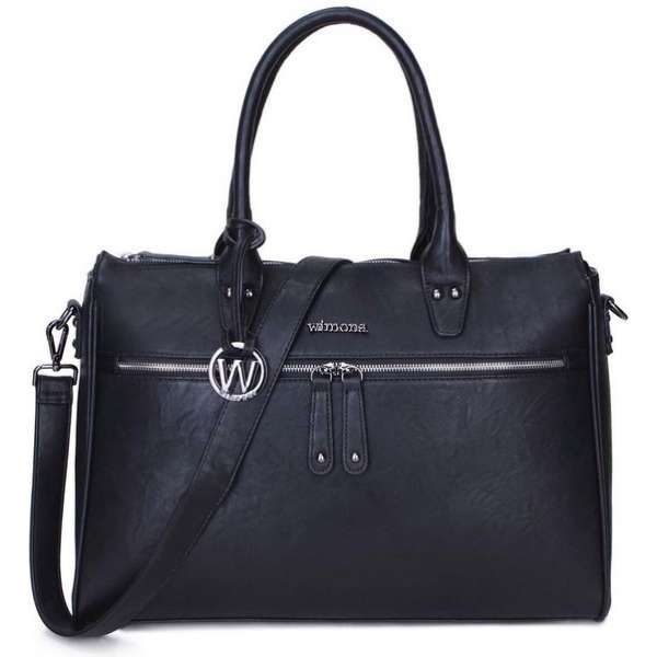Wimona Fabiana Two 2022 Schoudertas / Laptoptas - 15,6 inch - Zwart Wimona Fabiana Two 2022 Schoudertas / Laptoptas - 15,6 inch - Zwart