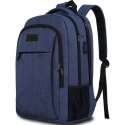 TravelMore Daily Carry Backpack - 15,6 inch Laptop Rugzak - Dames/Heren - 28L - Waterafstotend - Blauw
