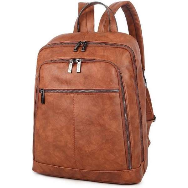 Wimona Marina 5017 Laptop Rugtas - 15,6 inch - Cognac Wimona Marina 5017 Laptop Rugtas - 15,6 inch - Cognac