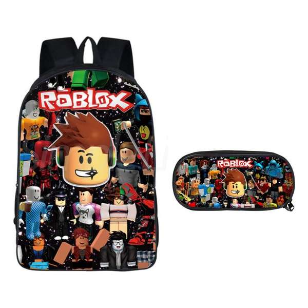 Simple Lifestyle® Roblox Rugtas en Pennen Etui - Pennenzak Kinderrugzak Schooltas Rugzak Laptoptas - 18 liter - 3 ritsvakken Simple Lifestyle® Roblox Rugtas en Pennen Etui - Pennenzak Kinderrugzak Schooltas Rugzak Laptoptas - 18 liter - 3 ritsvakken